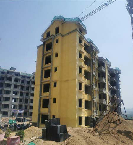 轻钢房聚氨酯保温发泡机(图3) 建筑室外墙体保温发泡机